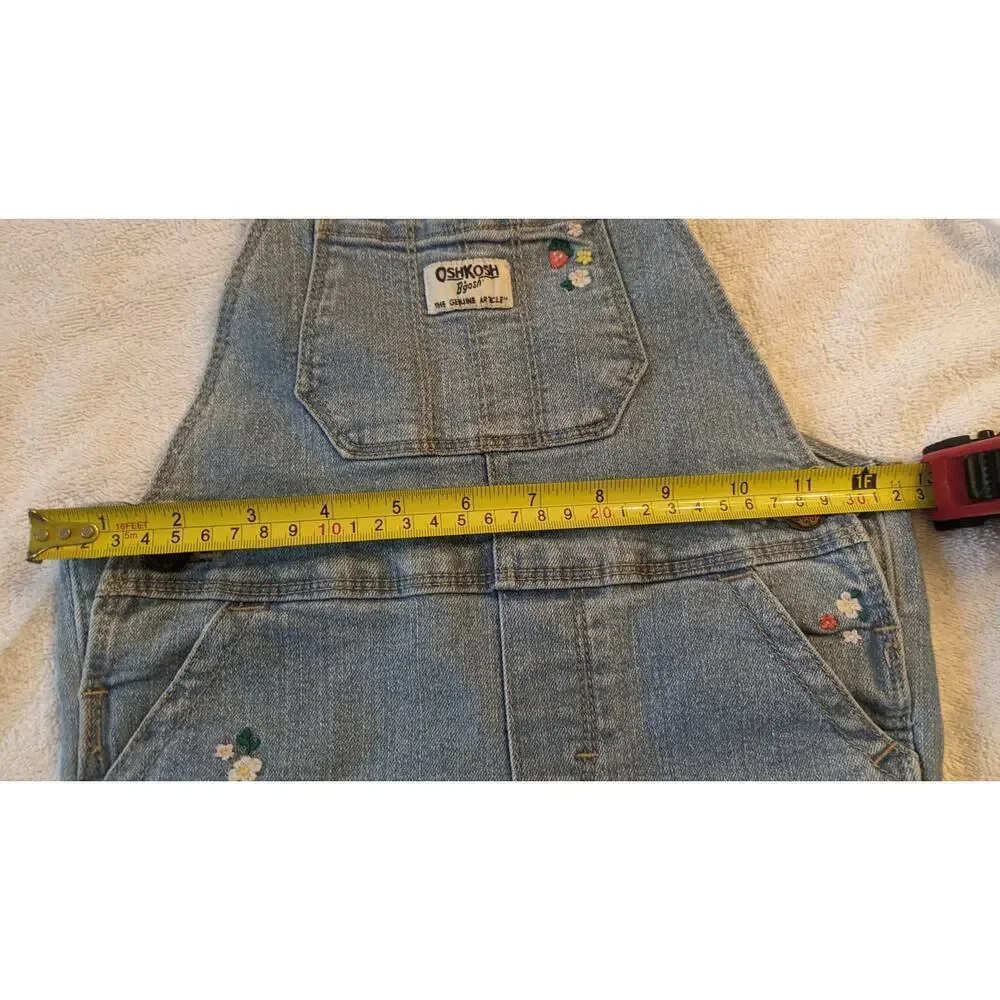 Oshkosh B'gosh Strawberry Embroidered Overalls, 3T